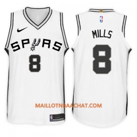 Maillot NBA San Antonio Spurs Patty Mills 8 Nike 2017-18 Blanc Swingman - Homme